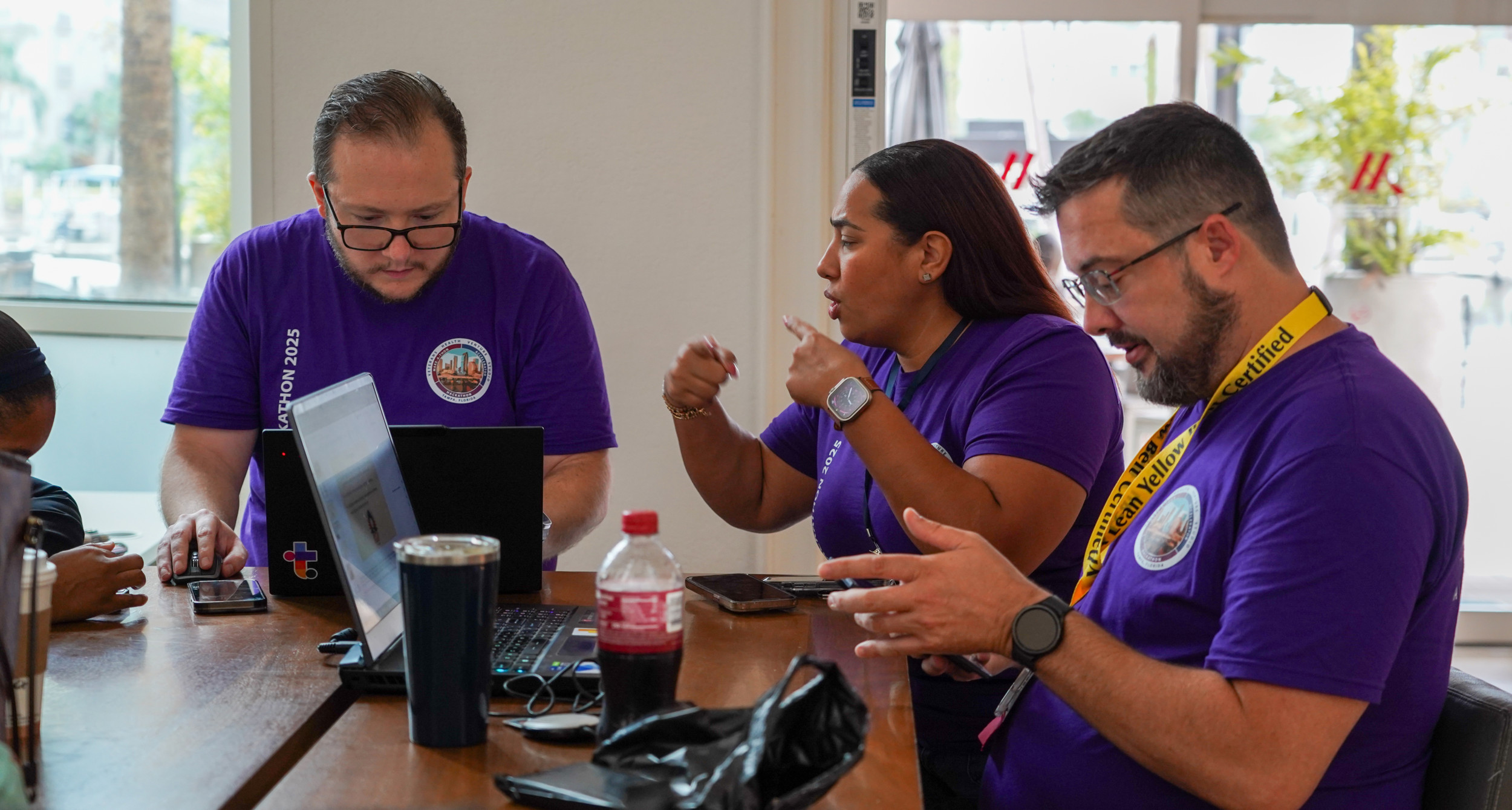 The American Legion hosted the Veterans Health Hackathon during the 2025 National Convention. Nearly 500 participants worked to foster innovation address challenges at VA. Photo by Jeric Wilhelmsen