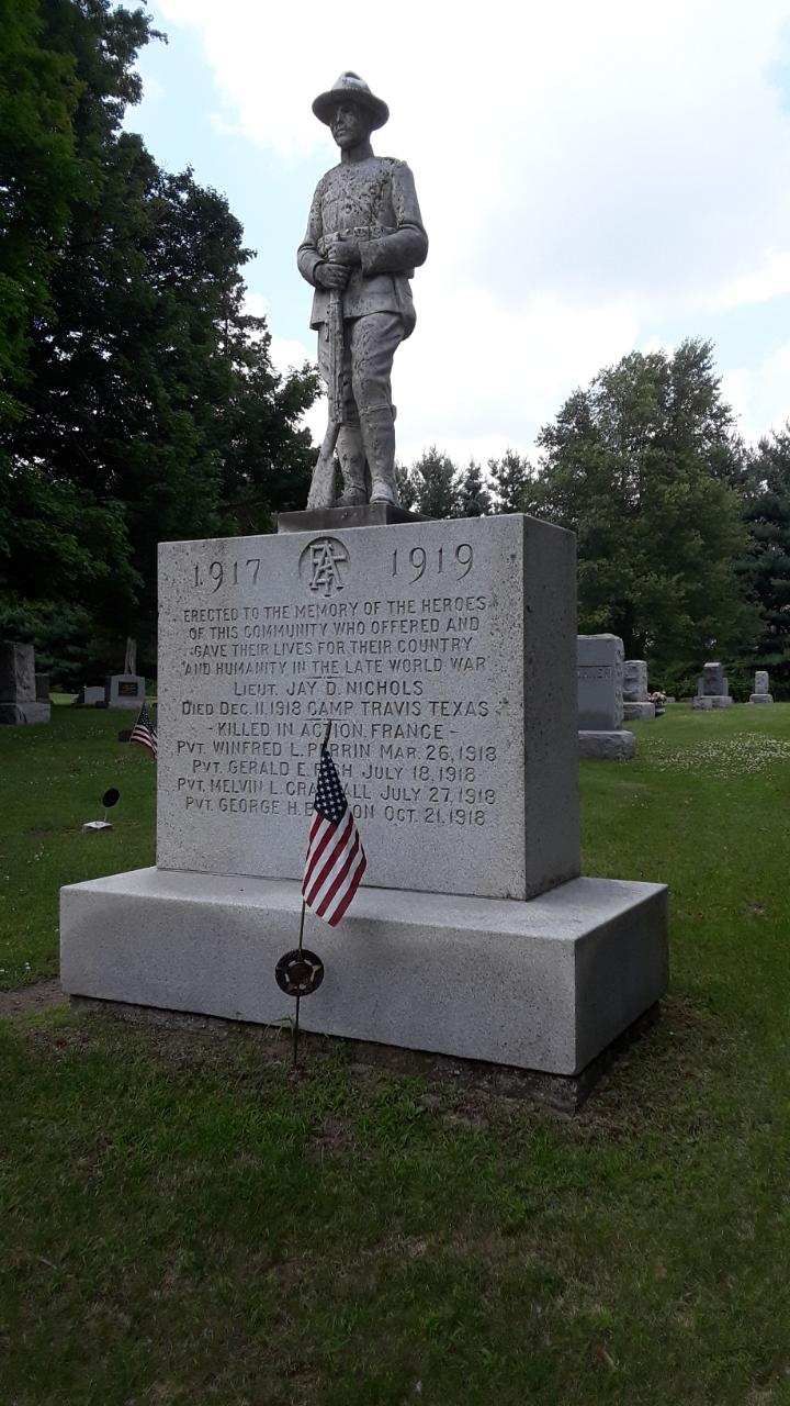 Leonardson Cemetery AEF Monument