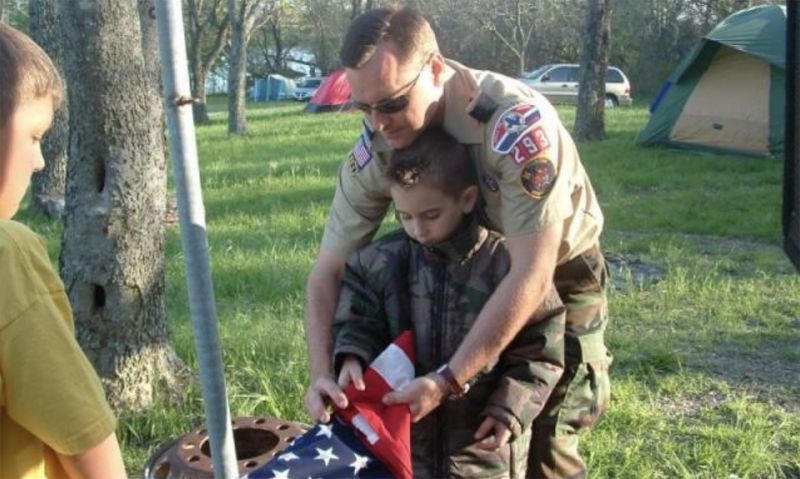‘Training the next generation’ on flag respect