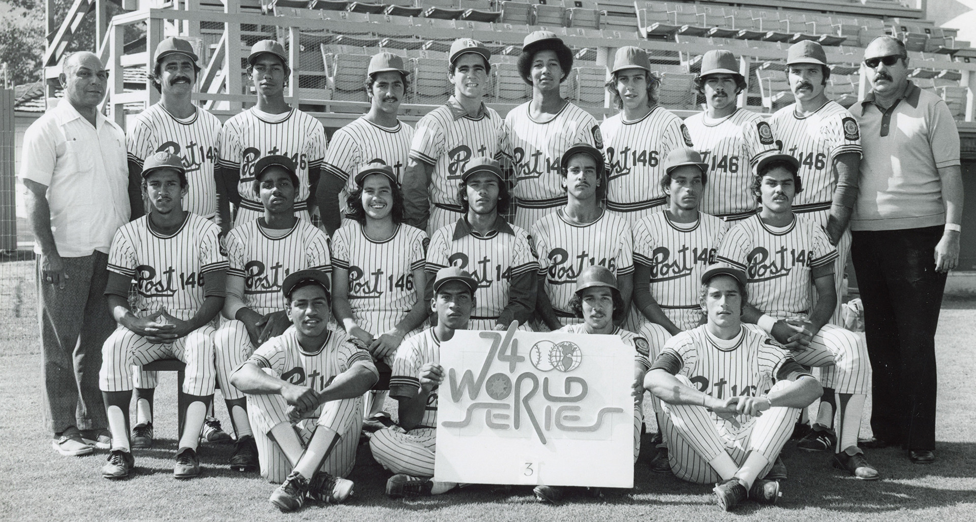 The 1974 American Legion World Series champions from Rio Piedras (P.R.) Post 146.