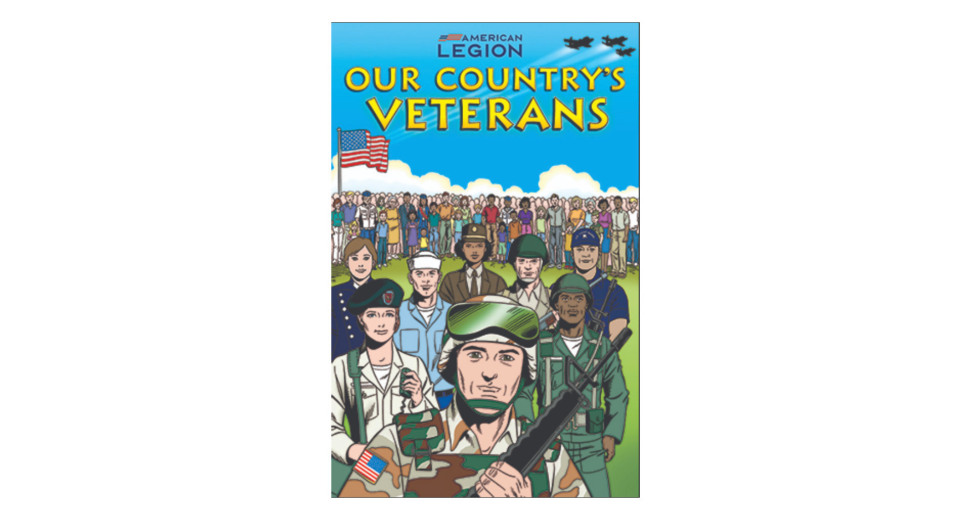 Educate youth about veterans with this comic book