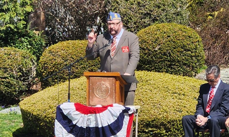 Sons lead Patriots’ Day celebration in Westfield, Mass.