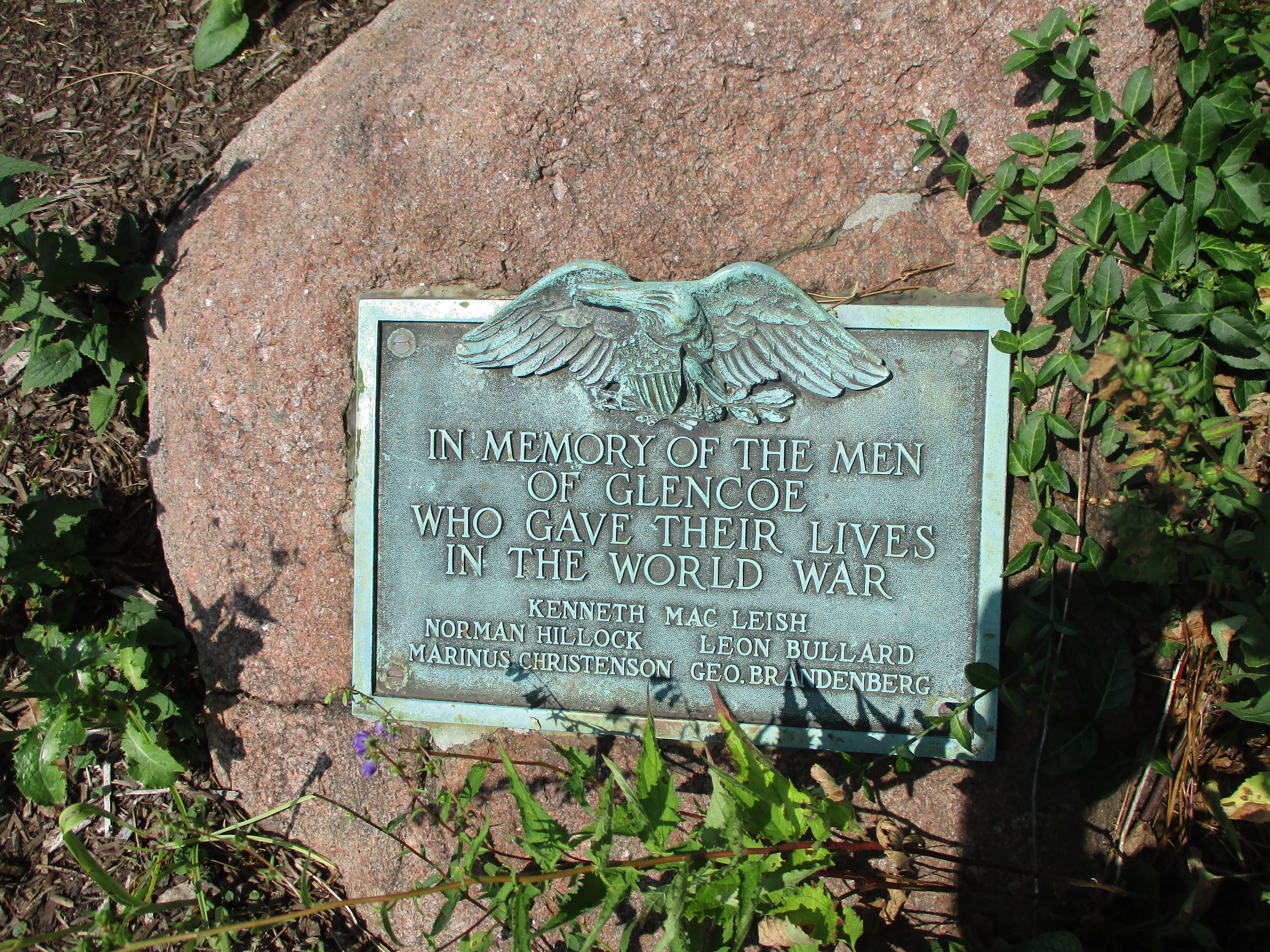 Glencoe World War One Memorial