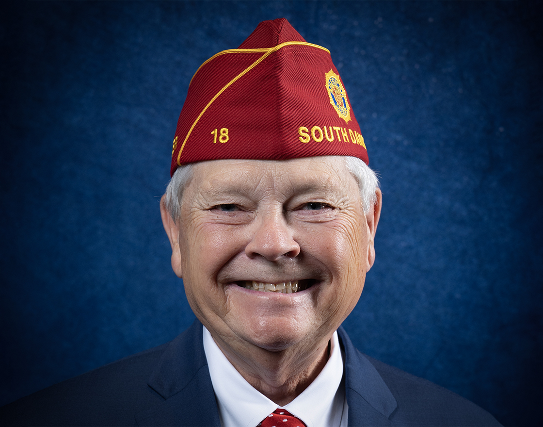 Official Portrait of 2026-27 National Vice Commander, Midwest - Hugh Holmes