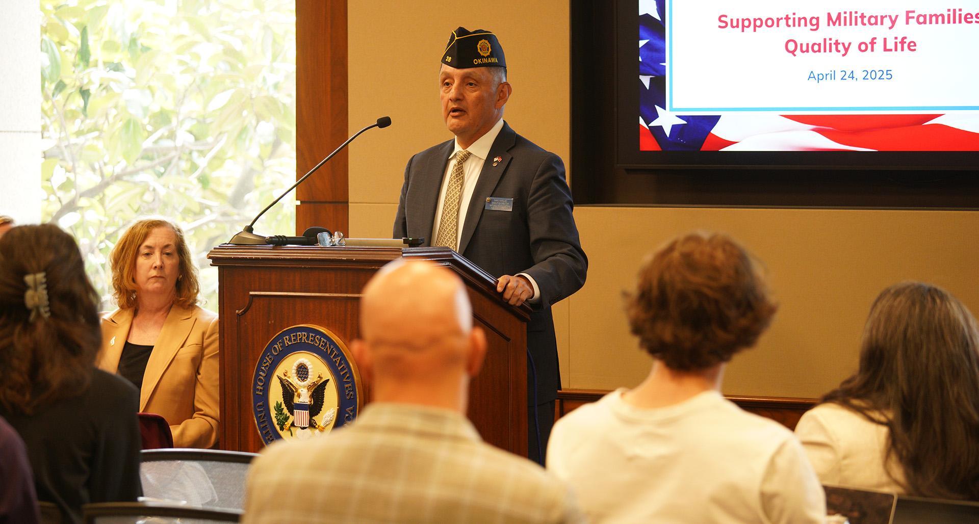 Military quality of life topic of luncheon conversation