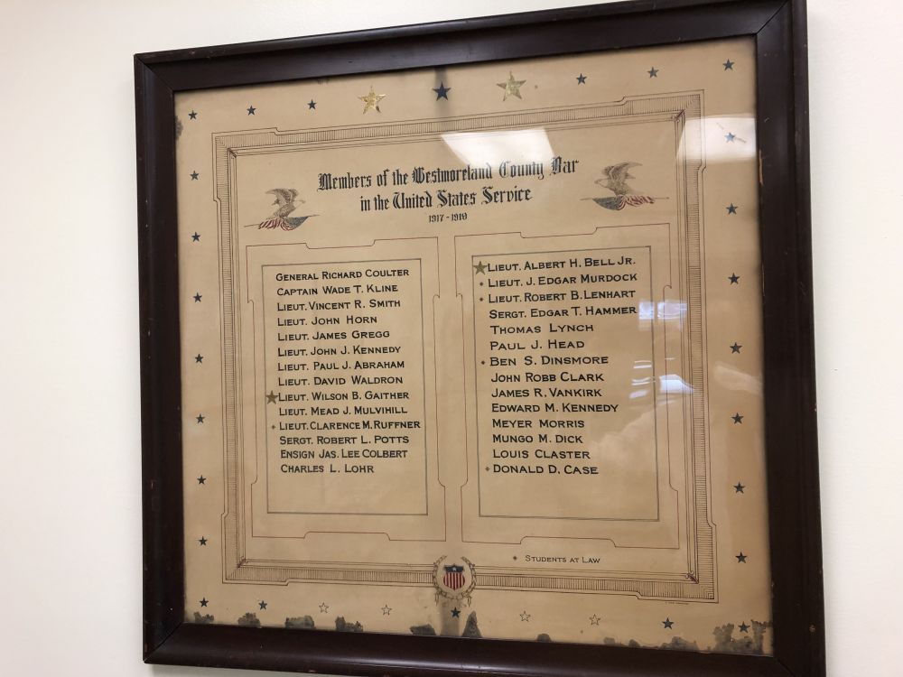 Westmoreland County Bar Association Great War Memorial