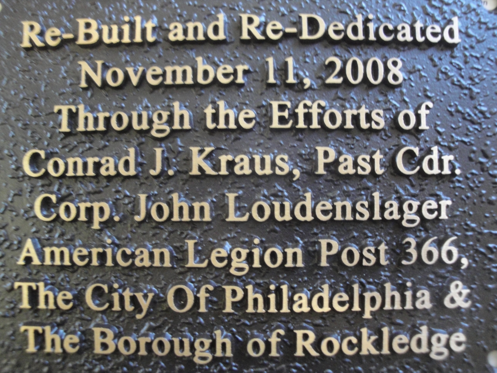 Rockledge-Fox Chase men and women who served in the great war, WWI
