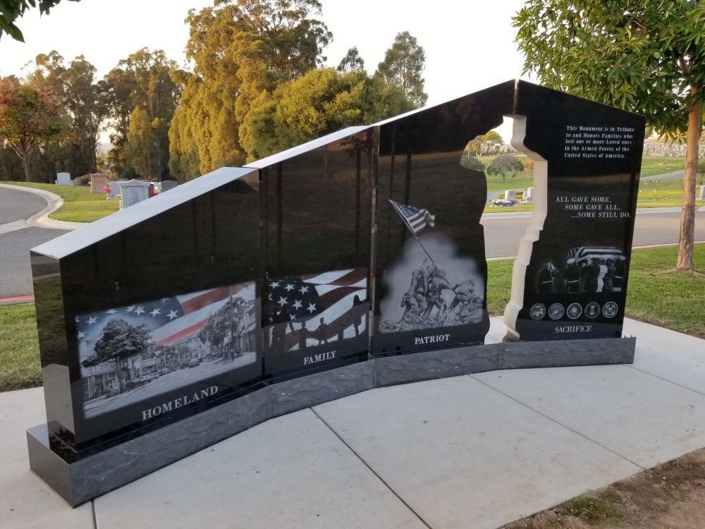 Gold Star Families Memorial Monument in Hayward, California