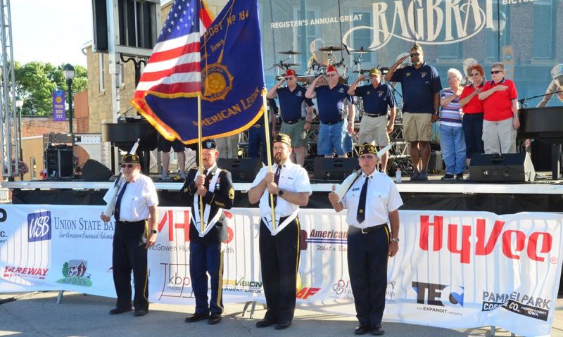Sharing the Legion mission with the RAGBRAI audience