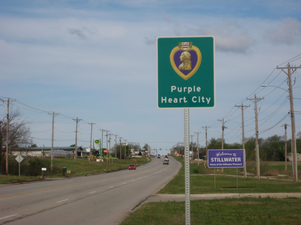 Stillwater, Oklahoma - Purple Heart City Designation