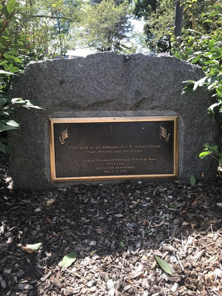 Woodstock VFW Plaque