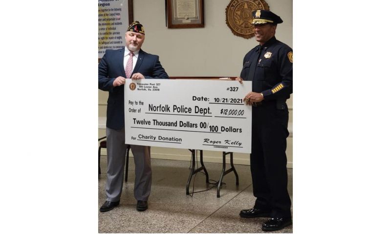 Tidewater Post 327’s recent donations a part of overall community support emphasis
