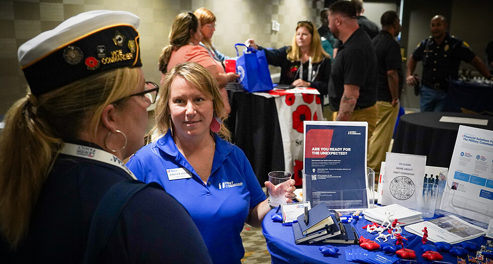 Veterans seeking employment attended the Hiring Our Heroes Job Fair at the 2026 American Legion National Convention in Louisville, Ky. Photo by Jeric Wilhelmsen