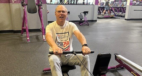 Legionnaire tracks fitness miles with USA 250 Challenge