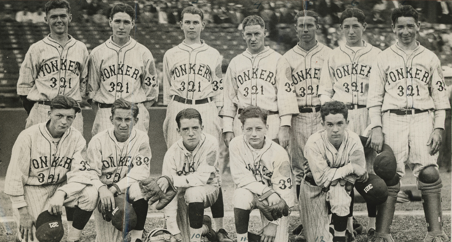 The first American Legion World Series champions, from Yonkers (N.Y.) Post 321.