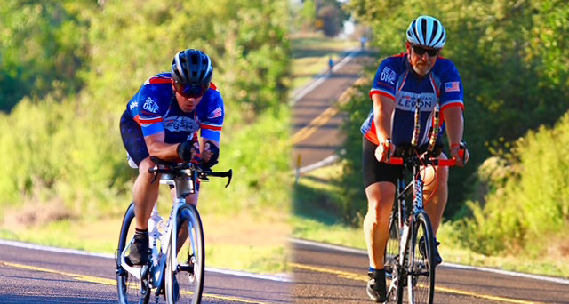 American Legion Post 1938 members Walter Prescher, left, and Bret Humphrey.&nbsp;