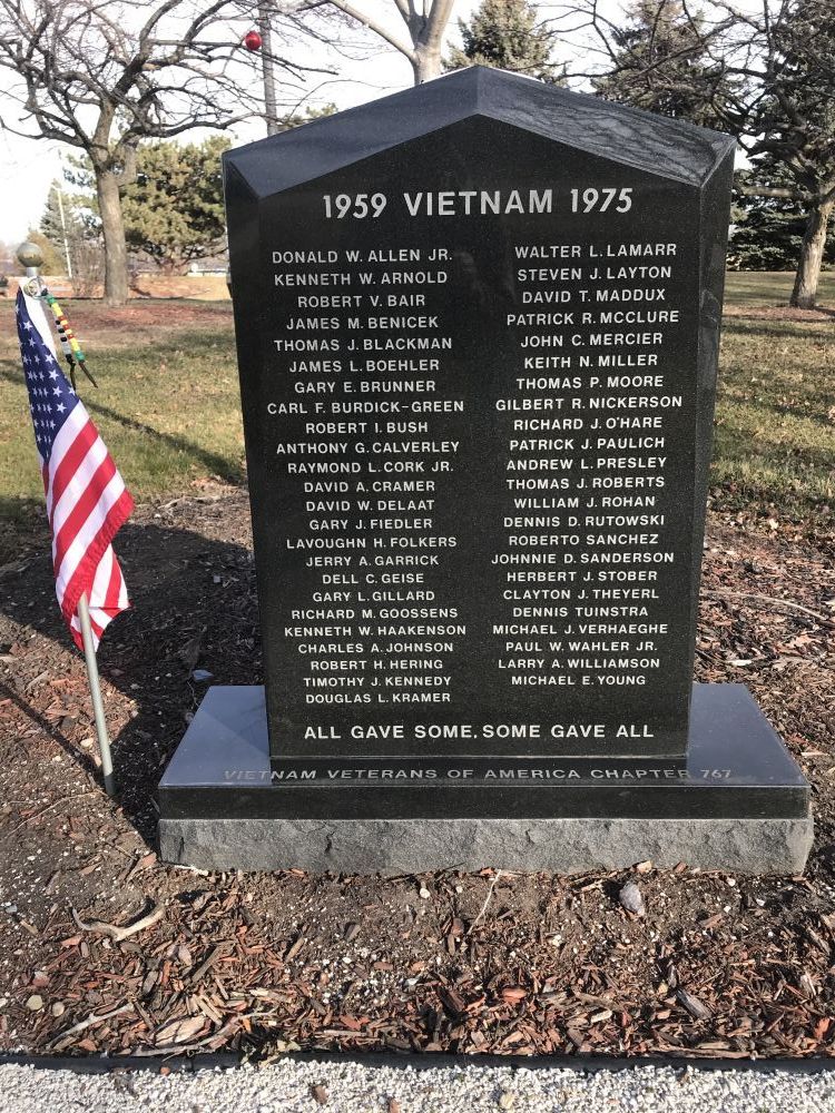 Vietnam Veterans Memoria, Racine, Wisconsin