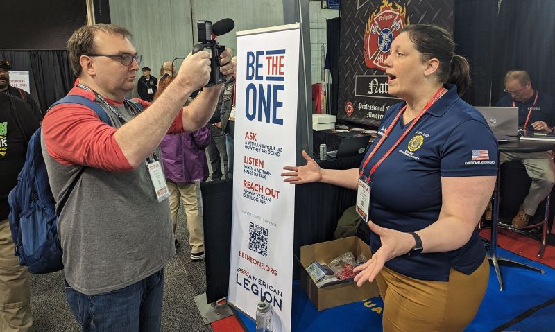 Legion staff provides benefits assistance while sharing ‘Be the One’ initiative