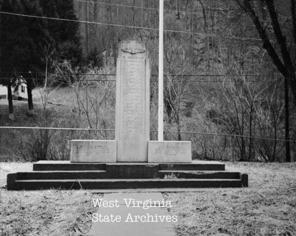 In Memorial to Soldiers Killed in Premier, West Virginia July 1, 1942 Plane Crash