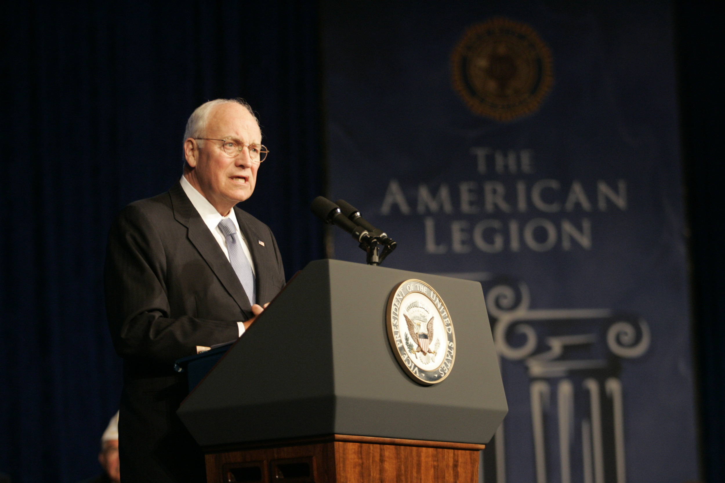  Vice President Dick Cheney addresses the 2008 American Legion National Convention.