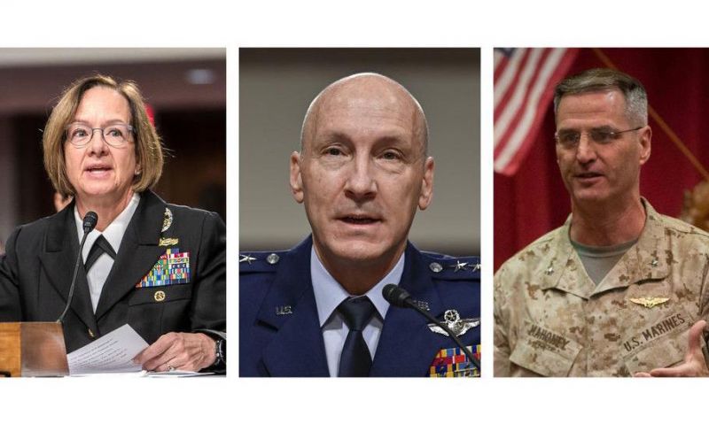 Senate confirms 1st female leader of Navy, new Air Force top general and Marine Corps 2nd-in-command