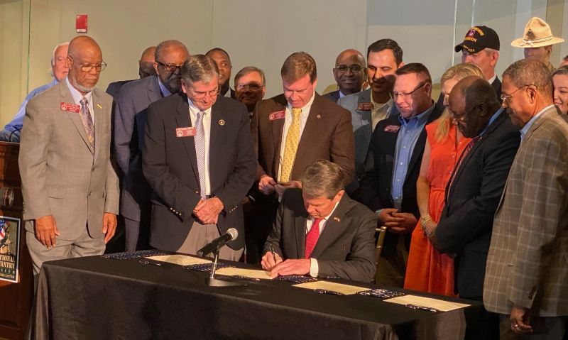 Georgia now a friendlier place for military retiree