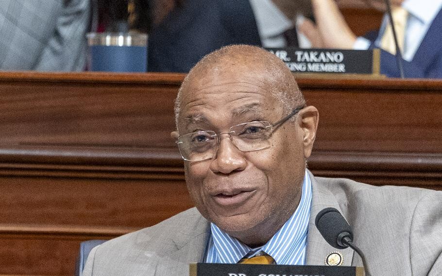Rep. Herb Conaway Jr. makes remarks during a House Veterans Administration committee hearing. (Eric Kayne/Stars and Stripes)
