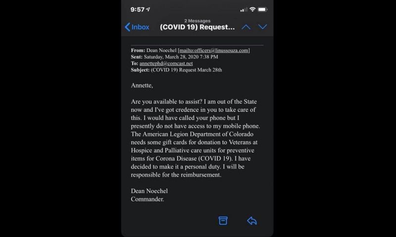 Beware of scam donation solicitations