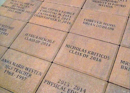 Downtown Patchoque Light Pole Pavers