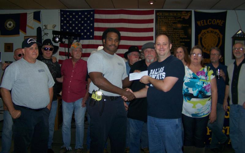 Otho Morgan Post 17 shows their support for local Fire &amp; Rescue