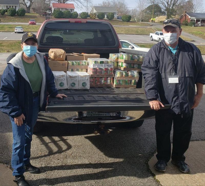 Dover (Tenn.) Post 72 partners with local grocer and auto dealer to assist local food pantry