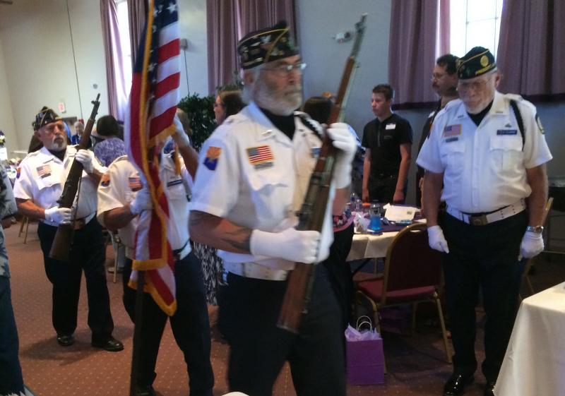 Honor Guard in VA Hospice Remembrance Ceremony