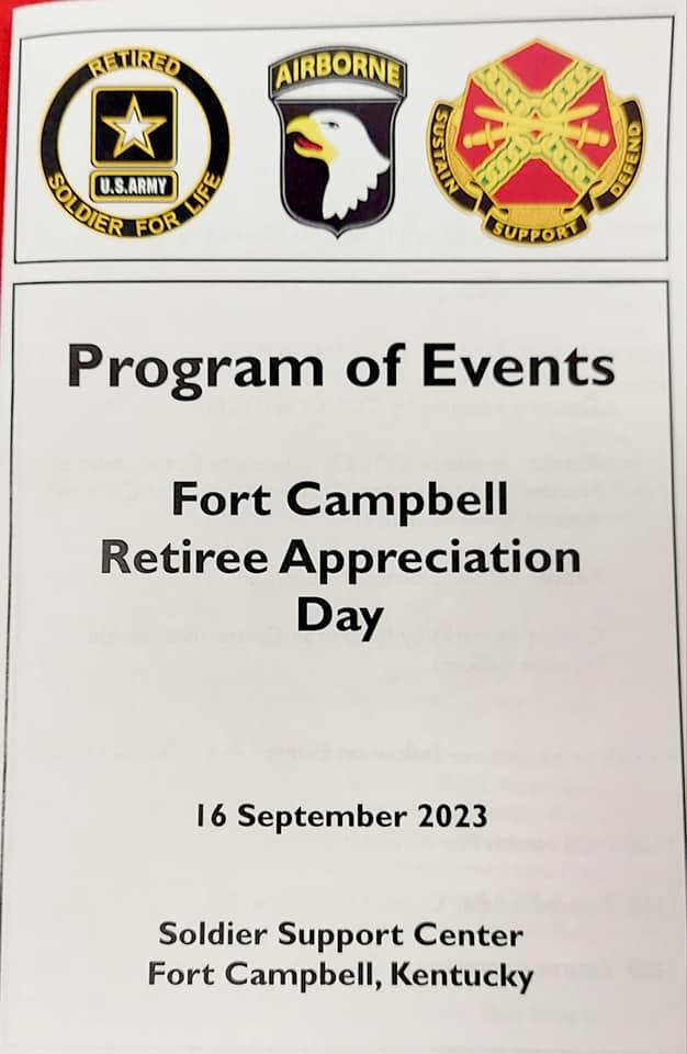 Fort Campbell, Ky., Retiree Appreciation Day - Dover (Tenn.) Post 72 American Legion Family support