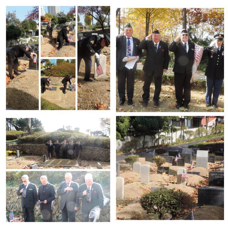 Col. Lewis L. Millet Post 38 visits Seoul Foreigners’ Cemetery 