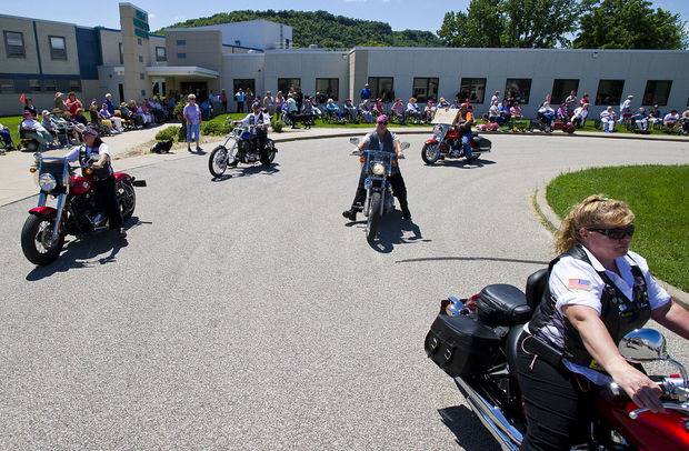 Winona (Minnesota) Legion Riders participate in parade
