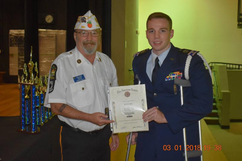 CAP cadet awarded for Americanism