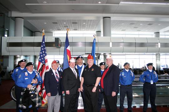 April 2010 The American Legion’s National Commander  Got Royal Welcomed At DIA