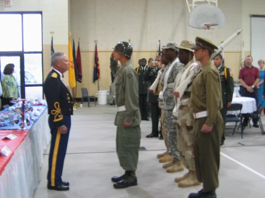 USArmy CLC JROTC Battalion Gives Support to USArmy SCDJJ JROTC Batallion