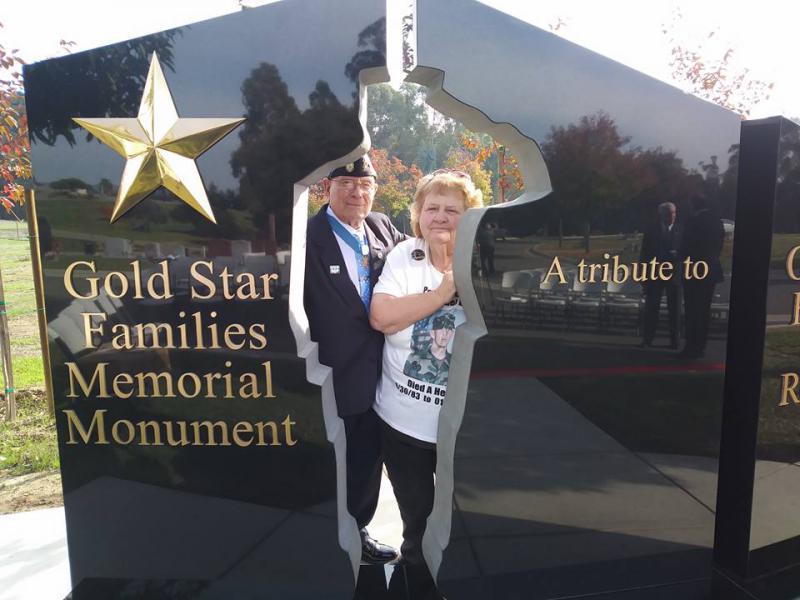 Gold Star Families Memorial Monument dedicated in California