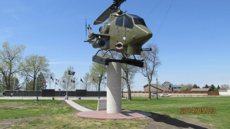 Veterans memorial in South Dakota repurposes former military chopper