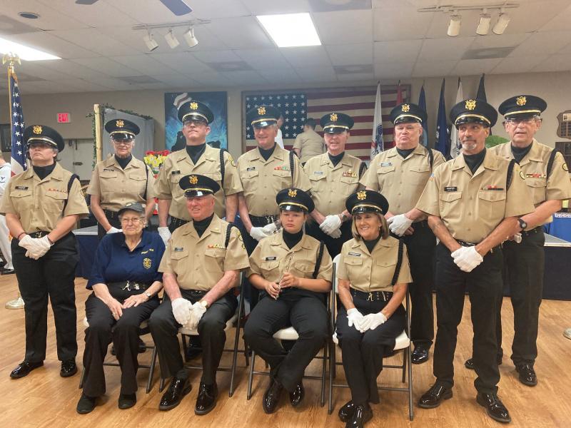 American Legion Post 166 (Goose Creek, S.C.) honor guard receives citation 