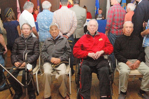 World War II veterans new inductees at Newport Harbor Post 291
