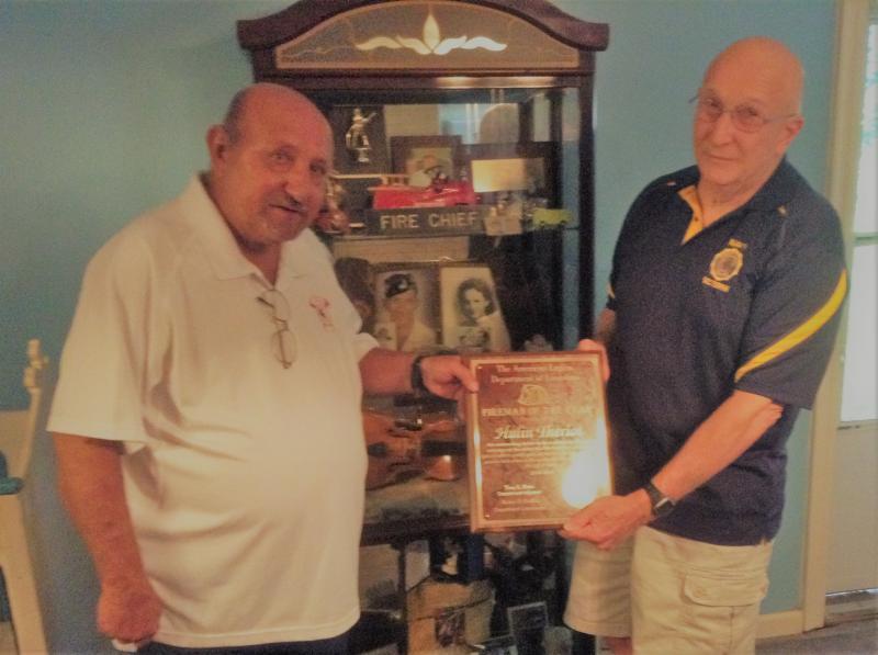 Hulin Theriot selected American Legion State Firefighter of the Year