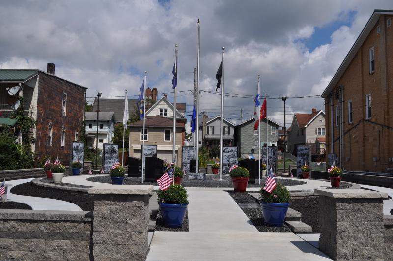 Work completed on new veterans park in New Bethlehem, Pa.