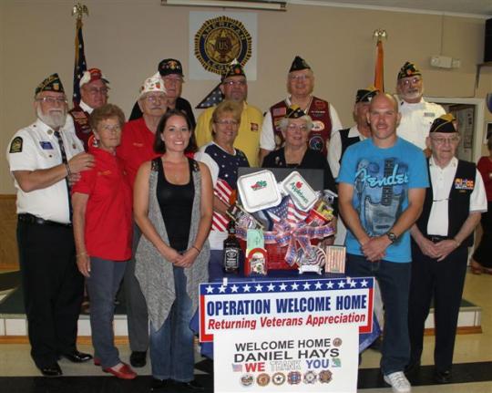 Department of Florida Officers Welcomes Home SSGT Daniel Hays
