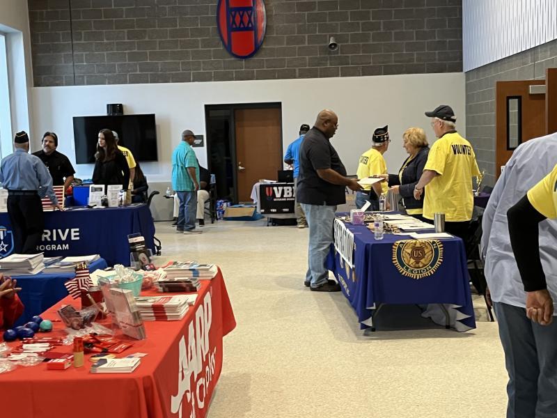 Veterans assisted at the annual Veterans Experience Action Center in North Carolina