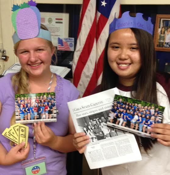 American Legion Post 555 sponsors two local high school students for Girls State