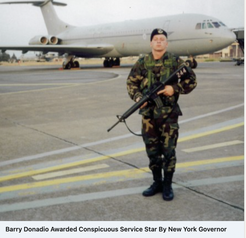 Barry Donadio awarded Conspicuous Service Star by New York governor