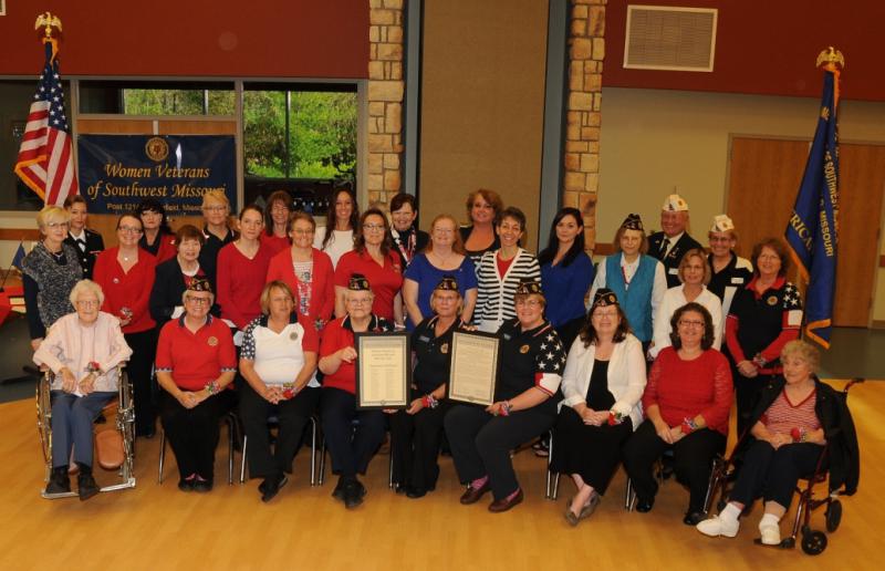 Women Veterans of Southwest Missouri post receives permanent charter