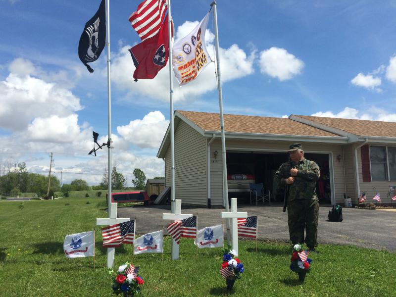 Local veteran&#039;s flag display honors troops for 15th year